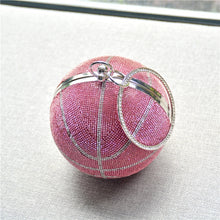 Load image into Gallery viewer, Multi Color Basketball Bling Clutch
