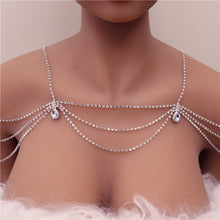 Load image into Gallery viewer, Bling Shoulder Necklace Chain
