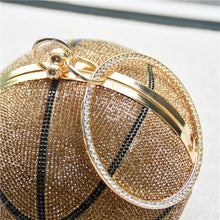 Load image into Gallery viewer, Multi Color Basketball Bling Clutch
