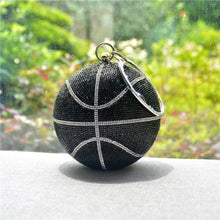 Load image into Gallery viewer, Multi Color Basketball Bling Clutch
