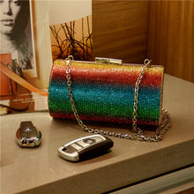 Load image into Gallery viewer, Tri-Color Bling Clutch
