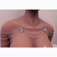 Load image into Gallery viewer, Bling Shoulder Necklace Chain
