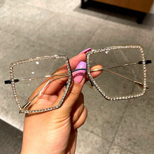 Load image into Gallery viewer, Clear Lens Bling Glasses
