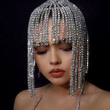 Load image into Gallery viewer, Tassel Rhinestone Hair Bling
