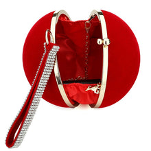 Cargar imagen en el visor de la galería, Velvet Ball Clutch Purse
