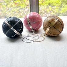 Load image into Gallery viewer, Multi Color Basketball Bling Clutch
