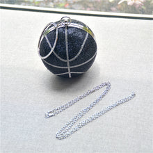 Load image into Gallery viewer, Multi Color Basketball Bling Clutch
