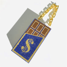 Load image into Gallery viewer, &quot;Iced Out&quot; Chocolate Bar Clutch
