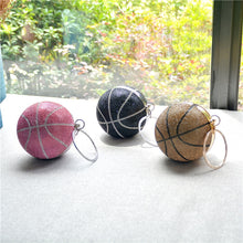 Load image into Gallery viewer, Multi Color Basketball Bling Clutch
