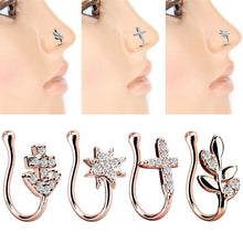 Load image into Gallery viewer, Bling Clip-on Nose Ring
