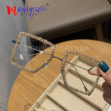 Load image into Gallery viewer, Clear Lens Bling Glasses
