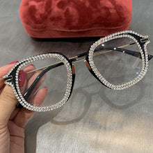 Load image into Gallery viewer, Clear Lens Bling Glasses
