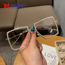 Load image into Gallery viewer, Clear Lens Bling Glasses
