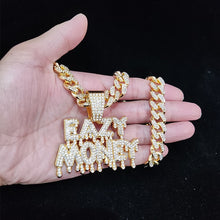 Cargar imagen en el visor de la galería, Iced Out &quot;Eazy Money&quot; Pendant Necklace
