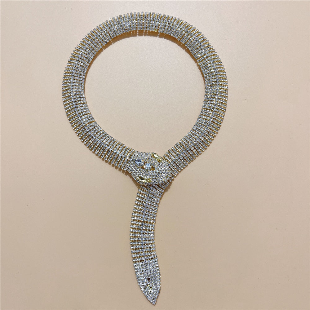 Elegant Bling Snake Choker/Necklace