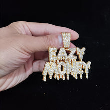 Cargar imagen en el visor de la galería, Iced Out &quot;Eazy Money&quot; Pendant Necklace
