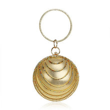 Load image into Gallery viewer, Round Bling Evening Clutch
