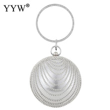 Load image into Gallery viewer, Round Bling Evening Clutch
