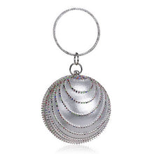 Load image into Gallery viewer, Round Bling Evening Clutch
