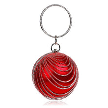 Load image into Gallery viewer, Round Bling Evening Clutch
