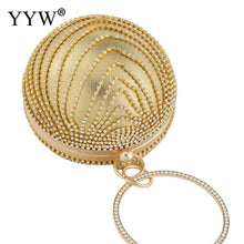 Load image into Gallery viewer, Round Bling Evening Clutch
