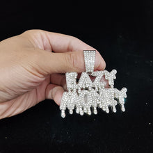 Cargar imagen en el visor de la galería, Iced Out &quot;Eazy Money&quot; Pendant Necklace
