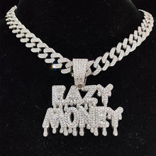 Cargar imagen en el visor de la galería, Iced Out &quot;Eazy Money&quot; Pendant Necklace
