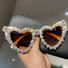 Load image into Gallery viewer, Bling Heart Sunglasses
