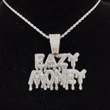 Load image into Gallery viewer, Iced Out &quot;Eazy Money&quot; Pendant Necklace
