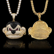 Load image into Gallery viewer, &quot;Iced Out&quot; Monkey Pendant Necklace
