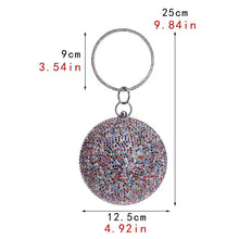 Load image into Gallery viewer, Elegant Bling Round Clutches
